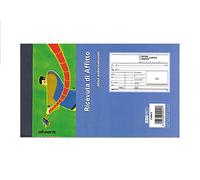 EDIPRO - E5504C - Blocco ricevute d'affitto - 50-50 fogli autoricaricanti - 9,9 x 17cm - 50 fogli - Edipro - 50277 - Conf. da 1 Pz. - E5504C