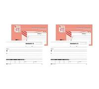 EDIPRO - E5736A - Blocco mandato di pagamento 50x2 autoricalcante f.to 9,9x17 (Confezione da 2)