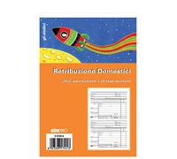EDIPRO - E5744A - Blocco retribuzione domestici 25x3 autoricalcante f.to 22x14,8