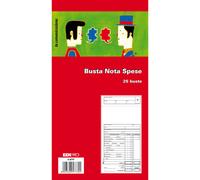 EDIPRO - E5777 - Blocco buste nota spese - 28 x 15cm - Edipro - conf. 25 buste - 50263 - Conf. da 1 Pz.