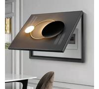 EdirFtra Scatola Decorativa Moderna del contatore di energia, i contatori di energia della Doppia Struttura sollevano i Dipinti Decorativi appesi Vuoti, coperture Creative Staccabili,50 * 40CM