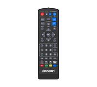 EDISION Telecomando universale EDI-RCU 1 Learn - Programmabile 2 in 1 per TV e ricevitore, compatibile con PICCO T265+ e NANO T265+