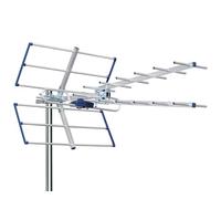 EDISION YAGI V 13db Antenna TV Digitale Terrestre UHF 21-48 esterno, con filtro 5G LTE, per Ricezione il segnale Digitale Terrestre DVB-T/T2, Frequenze 470-694Mhz, Lunghezza 87cm, LTE700, Blu
