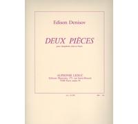 Edison Denisov: Deux Pièces (Alto Saxophone/Piano). For Sassofono Contralto, Accompagnamento di Pianoforte