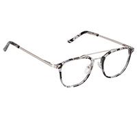 Edison & King Occhiali da lettura uomo - anti luce blu - Lenti Premium - „Zen“. (Grigio-Avane, +1.00 dpt)