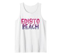 Edisto Beach Carolina del Sud - Edisto Beach SC 70's Retro Canotta