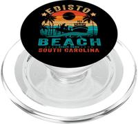 Edisto Beach State Park South Carolina Retro Tramonto Pesca PopSockets PopGrip per MagSafe