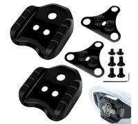 Editbar 2 adattatori per bicicletta Cleats compatibili con adattatore per piastra Shimano SPD SM-SH41 - adattatore pedale per bicicletta, set di piastre per scarpe, convertitore per bici da corsa e