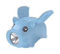 Editbar Luce per scooter per bambini, luce LED per bambini, ricaricabile tramite USB, luce di segnalazione a LED, tripla modalità, 8 livelli, impermeabile, per scooter e passeggini (blu)