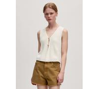 EDITED Gilet 'Rike' beige / beige sfumato, Taglia M
