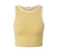 EDITED Top 'Lenni' giallo / bianco Donna EDITED L
