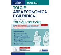 EdiTEST. Area economica e giuridica. 3000 quiz. Ampia raccolta di