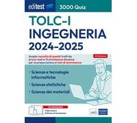 EdiTEST. Ingegneria. 3000 quiz. Ampia raccolta di quesiti tratti da prove reali e 15 simulazioni d'esame. Valido per il Test Cisia TOLC-I. Con software di simulazione
