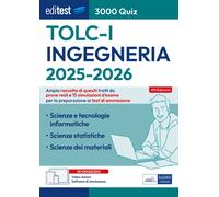 EdiTEST. Ingegneria. 3000 quiz. TOLC-I 2025-26 - [Edises]