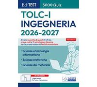 EdiTEST. Ingegneria. 3000 quiz. TOLC-I 2026-27. Con software di simulazione. Con video-lezioni
