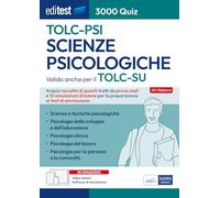 EdiTEST. Scienze Psicologiche. 3000 Quiz. Ampia Raccolta Di Quiz Tratti Da Prove