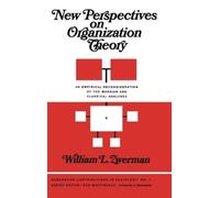 Edith Martindale William Z New Perspectives on Organization (Copertina rigida)