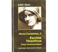 Edith Stein. Obras completas: Escritos filosóficos