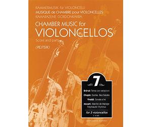 Editio Musica Budapest Chamber Music for 3 Violoncellos - Volume 7 EMB Series Composed by Various Arranged by Pejtsik