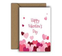 Edition Colibri Biglietto di San Valentino per lui e per lei, formato A6, con busta, biglietto d'amore, anniversario, biglietto di San Valentino, cuore (amore in volo)