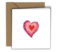Edition Colibri Biglietto di San Valentino per lui e per lei, formato A6, con busta, biglietto d'amore, anniversario, biglietto di San Valentino, divertente, un cuore (H000248)