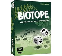 Edition Michael Fischer- Gioco di Dadi: Biotopi-Chi Crea Il miglior Habitat per 1-6 Persone da 8 a 99 Anni, Colore Verde, 34314