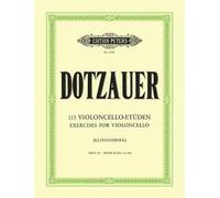 Edition Peters 113 esercizi violoncello volume 3 DOTZAUER FRIENDRICH
