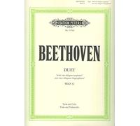 EDITION PETERS BEETHOVEN LUDWIG VAN - DUET-SONATA - STRING DUETS Classical sheets String ensemble