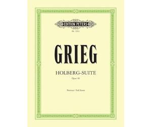 EDITION PETERS GRIEG EDVARD - HOLBERG SUITE OP. 40 - FULL SCORES Classical sheets Orchestra