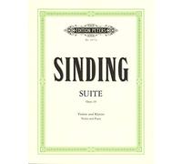 EDITION PETERS SINDING CHRISTIAN - SUITE IN A MINOR OP.10 - VIOLIN Classical sheets Violin