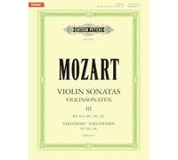 Edition Peters W.A. Mozart: Violin Sonatas Volume 3 Urtext. For Violino, Accompagnamento di Pianoforte