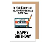 Edition Seidel Biglietto di auguri di compleanno con busta, biglietto di auguri di compleanno Happy Birthday Uomo Uomo Donna Casetta divertente Humor (G3692 SW024)