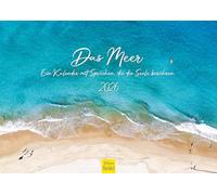 Edition Seidel Calendario da parete Premium Il mare 2026, formato DIN A3, calendario naturale, spiagge da sogno, costa, onde, rocce, spiaggia, tramonto