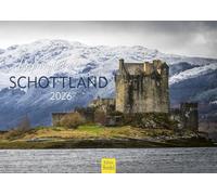 Edition Seidel Calendario di alta qualità, originale Scozia 2026, formato DIN A4, da parete, Europa, Regno Unito, Isola di Edimburgo, Isola di Skye Highlands, mare