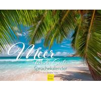 Edition Seidel Calendario "Il mare per l'anima" 2027, formato DIN A4. Calendario da parete tedesco calendario natura mare oceano spiaggia onde consapevolezza calma citazioni fuga