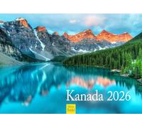 Edition Seidel Calendario Premium Canada 2026 formato DIN A4 Calendario da parete Nord America Toronto Ottawa Ouébec Niagara Cascate Rocky Mountains