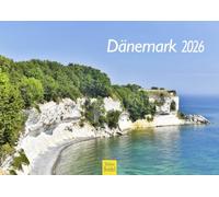 Edition Seidel Calendario Premium Danimarca 2026 formato DIN A4 da parete Europa Scandinavia Copenaghen Mare del Nord Mar Baltico natura paesaggio