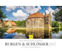 Edition Seidel Calendario Premium I bellissimi castelli forti e castelli della Germania 2027, formato DIN A3. Calendario da parete tedesco Baviera Baden-Württemberg Schleswig-Holstein Christian