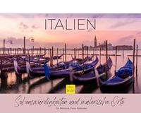 Edition Seidel Calendario Premium Italia attrazioni e luoghi pittoreschi 2025 formato DIN A3 calendario da parete Roma Merano Venezia Verona Torino Firenze Milano Melanie Viola