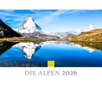 Edition Seidel Calendario Premium Le Alpi 2026 formato DIN A3 da parete Germania Austria Italia Svizzera Francia Zugspitze Matterhorn Mont Blanc Dolomiti Montagne
