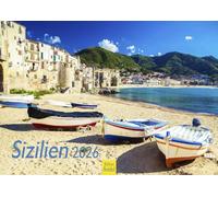 Edition Seidel Calendario Premium Sicilia 2026 Formato DIN A4 Calendario da parete Europa Italia Mediterraneo Isola Palermo Favignana Scala dei Turchi Isola Bella