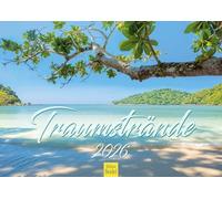 Edition Seidel Calendario Premium Spiagge 2026 formato DIN A3 da parete Caraibi Thailandia Maldive Repubblica Dominicana Spiaggia Mare Costa Palme