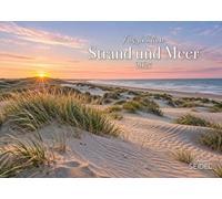 Edition Seidel Premium calendario Fascino della spiaggia e dell'oceano 2027 Formato DIN A3. Calendario da parete tedesco natura costa dune sdraio risacca ciottoli gabbiano tramonto Mare del Nord