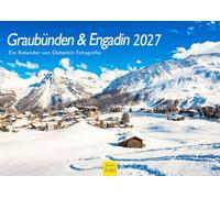 Edition Seidel Premium calendario Grigioni ed Engadina 2027 Formato DIN A4. Calendario da parete tedesco Europa Svizzera Alpi passo Werner Dieterich