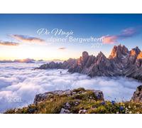 Edition Seidel Premium calendario La magia dei mondi alpini 2027 Formato DIN A3. Calendario da parete tedesco calendario natura Dolomiti Alpi vette enrosadira Alto Adige Italia rocce panorama