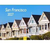 Edition Seidel Premium calendario San Francisco 2027 formato DIN A4. Calendario da parete tedesco Stati Uniti America California Golden Gate Bridge Alcatraz Pacifico skyline metropoli