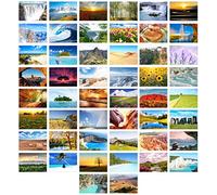 Edition Seidel Set 100 Cartoline Premium Paesaggi (2x50 Carte) Natura Mare Montagne Foreste Valli Carte Cartoline