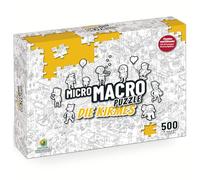 Edition Spielwiese | Puzzle MicroMacro | The Kirmes | Puzzle 500 pezzi per gioco MicroMacro | Con 53 divertenti attività di ricerca | Ricerca di cose puzzle per adulti