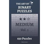 Editions Ducourt The Art of Binary Puzzles Medium Vol.1 (Tascabile)