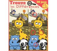 Editions Enfin Je Dessine Trouve les Différences - 30 JEUX (Tascabile)